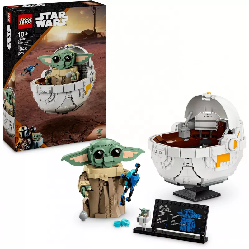LEGO STAR WARS 75403 Grogu z Hover Pram