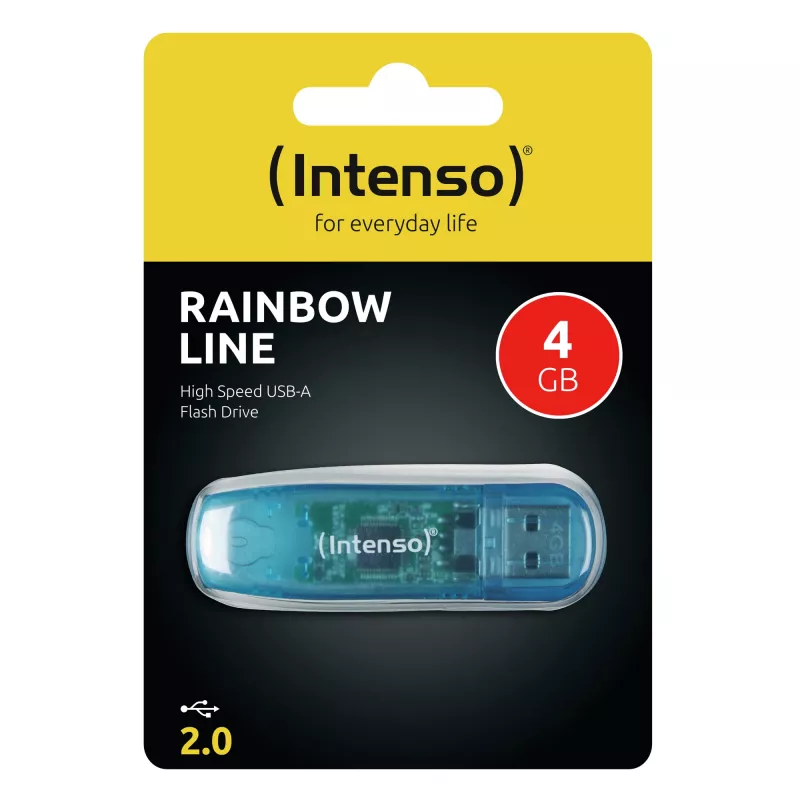 Pamięć USB Intenso 4 GB USB Type-A 2.0 Niebieski