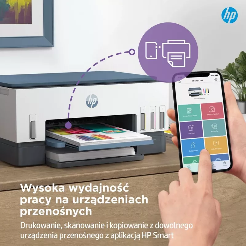 HP Smart Tank 675 All-in-One atramentowa termiczna A4 4800 x 1200 DPI 12 str./min Wi-Fi