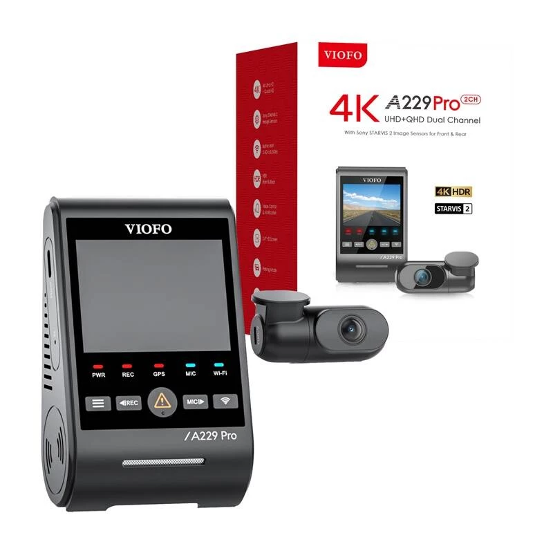 Wideorejestrator VIOFO A229 Pro 2CH-G GPS