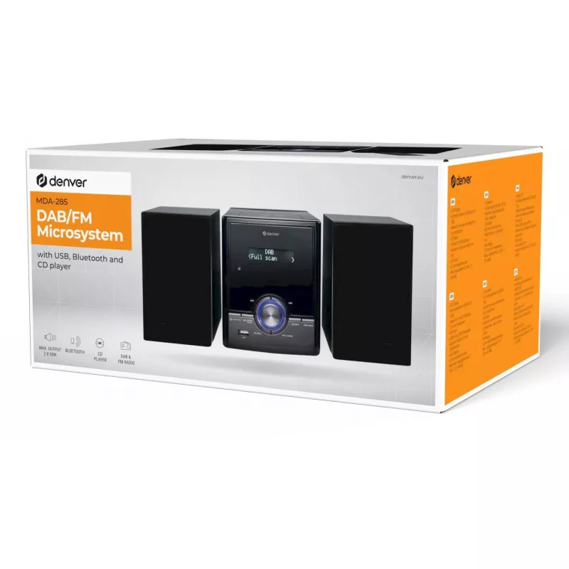 Mikrosystem Denver MDA-285 z BT, CD, radiem i AUX