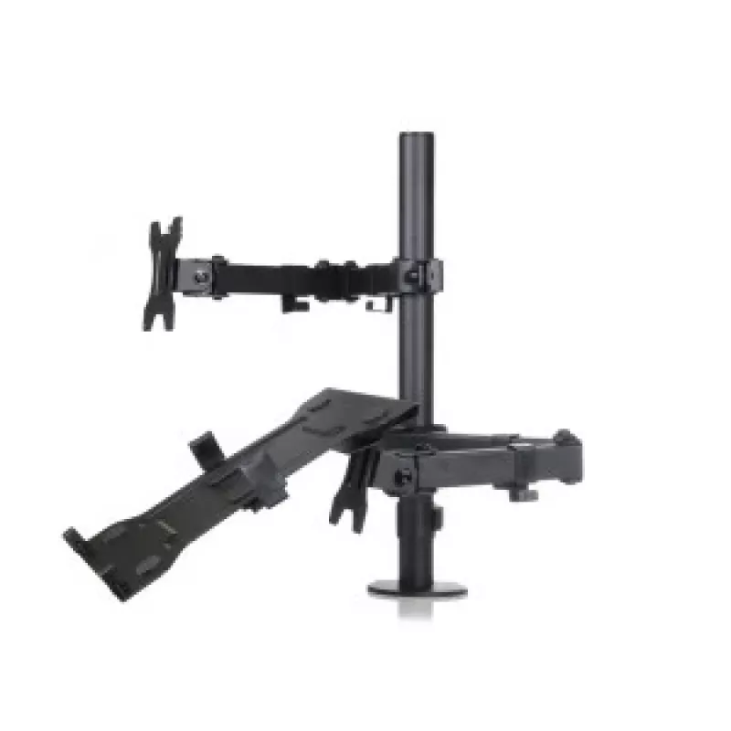 Uchwyt biurkowy ART L-24 81,3 cm (32) Czarny