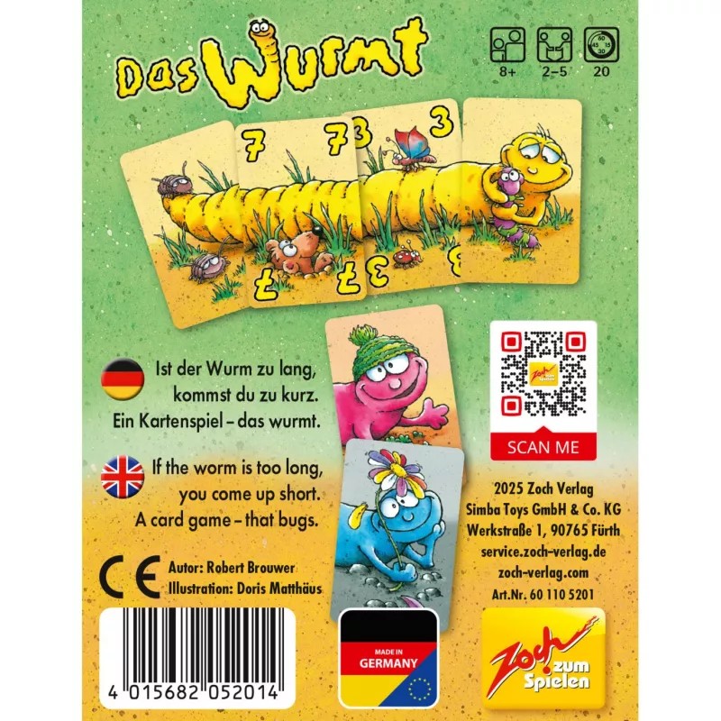 Das wurmt, gra karciana