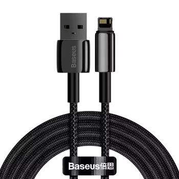 Baseus CALWJ-A01 Lightning kabel 2m Czarny 2,4 A
