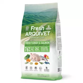 ARQUIVET Fresh Puppy Turkey and Salmon - półwilgotna karma dla psów - 10kg