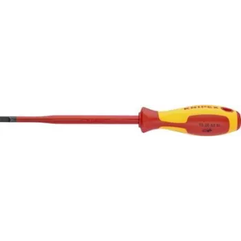 Wkrętak Knipex cienki z płaską końcówką, długość ostrza: 100 mm (98 20 35 SL)