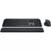 Logitech MX Keys S Combo klawiatura Mysz w zestawie Biurowa RF Bezprzewodowy + Bluetooth QWERTZ Szwajcarski Grafit