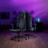 Fotel gamingowy Razer Iskur V2 X Fabric czarny — ergonomiczny design, podparcie lędźwiowe, obicie materiałowe