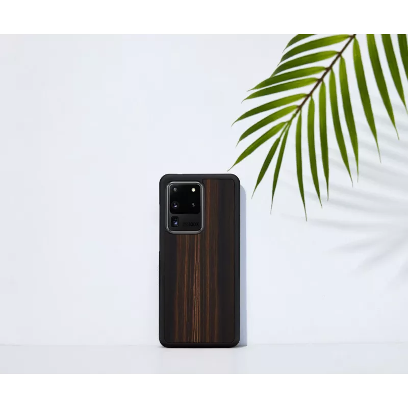 Etui na telefon man and wood Galaxy S20 Ultra hebanowa czerń — ochronna obudowa smartfona