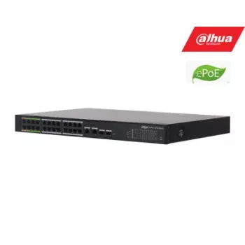 Dahua Technology ePoE DH-LR2226-24ET-360-V2 przełącznik sieciowy Zarządzalny L2 Gigabit Ethernet (10/100/1000) Power over Ethernet (PoE) Czarny