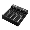 Ładowarka do akumulatorów XTAR MX4 4-slotowa uniwersalna Li-ion NiMH USB-C, czarna, obsługuje 4 akumulatory