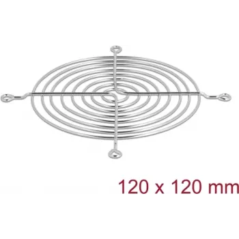 Kratka wentylatora DeLOCK 67308 Metal Srebrny 113.8mm