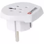 SKROSS Country Travel Adapter India-Israel-Denmark to Europe - Adapter do złącza zasilania - Typ K, Typ D, Typ H (W)