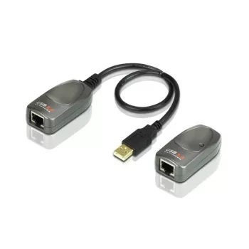 ATEN USB 2.0 Over Cat5e/6 Extender (60m), 31 mm, 63 mm, 21.9 mm, 170 g, 40 g, 20 g
