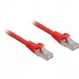 Kabel krosowy RJ45 Kat.6a SFTP (czerwony, 10 metrów, LSOH (bezhalogenowy))
