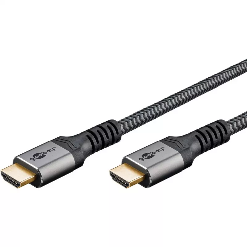 Goobay 65263 Kabel HDMI 5 m HDMI Typ A (Standard) Szary (65263)