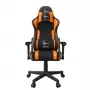 Fotel gamingowy GEMBIRD GC-SCORPION-04X czarno-pomarańczowy ergonomiczny, regulowane siedzisko, wysokie oparcie