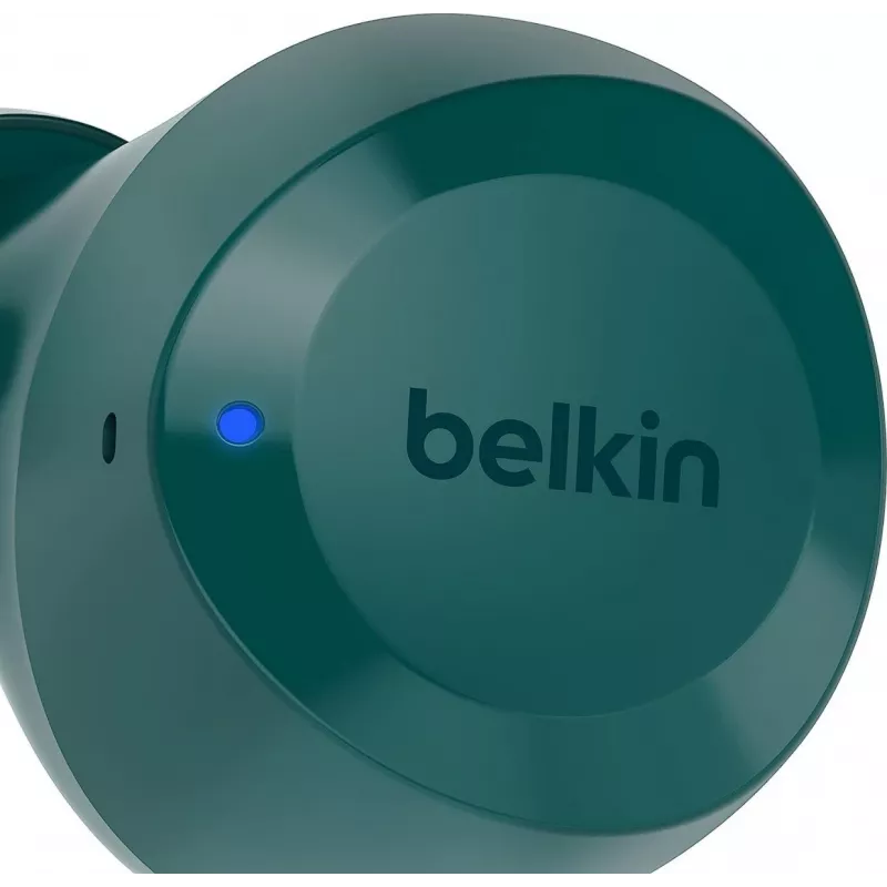 Belkin SoundForm Bolt Zestaw słuchawkowy bezprzewodowy douszny Rozmowy/Muzyka/Sport/Codzienne Bluetooth Turkus
