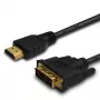 Przewód Savio CL-139 Adapter Video 1,8 m DVI-A HDMI Typ A (Standard) Czarny