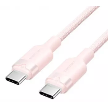 Kabel USB C do USB C Vention TRDP USB 2.0 1 m 0,48 Gbit/s 60 W Różowy