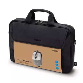 Torba typu toploader DICOTA D30805-RPET 40,6 cm 16 cali Czarna