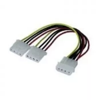 Wentronic CAK S-01 5,25>2x 5,25 - rozdzielacz zasilania - Wewnętrzne zasilanie, 4-pin (M) - Wewnętrzne zasilanie, 4-pin (W) - 15 cm