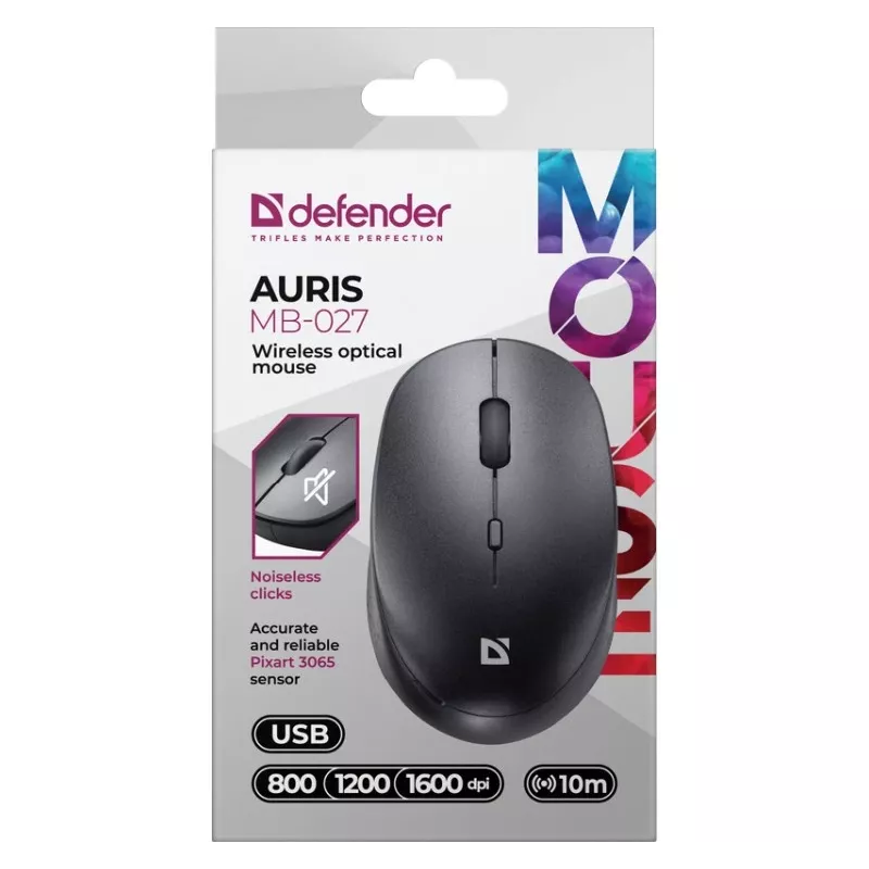 Mysz bezprzewodowa DEFENDER AURIS MB-027 interfejs