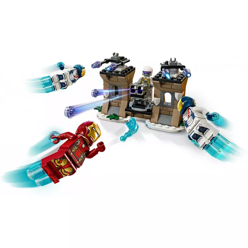 Zabawka konstrukcyjna zestaw LEGO 76288 Marvel Super Heroes Iron Man – Iron Legion i minifigurka żołnierza HYDRA, model do zbudowania