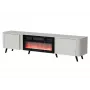 Szafka RTV Cama Meble Volare 200 x 39 x 49 cm cashmere z kominkiem elektrycznym
