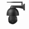 Kopułkowa kamera IP Foscam SD8P 8 MP, 4K 3840×2160, 4-krotny zoom optyczny, PTZ, IR 50 m, Wi‑Fi, MicroSD do 256 GB
