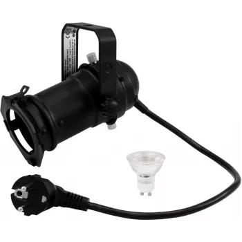 LED PAR Light EUROLITE 20000559 — 1 x 7W LED, kompaktowy reflektor PAR sceniczny/imprezowy