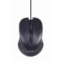 Przewodowa klawiatura pełnowymiarowa Gembird KBS-UM-04 USB QWERTY US English z myszą, czarna, kabel 1,5 m