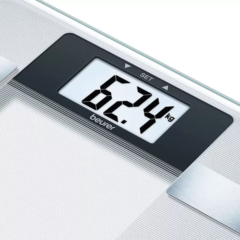 Beurer BG 13 Square szary, Transparent Elektroniczna waga osobowa