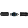 LogiLink Professional - sieciowy Coupler - IDC, 8-pin to IDC, 8-pin - Shielded -Cat.7 przewód instalacyjny - outdoors - Czarny