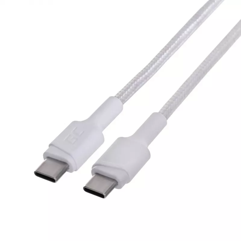 Kabel USB zielony Cell KABGC30W USB 3.2 Gen 1 (3.1 Gen 1) 1,2 m USB-C biały