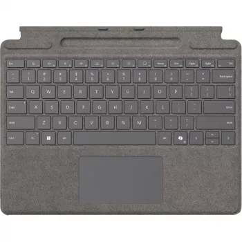 Klawiatura Microsoft Surface Pro z Piórem Slim Pen dla Firm QWERTZ Niemiecka Pokrywa Microsoft Port Platinum