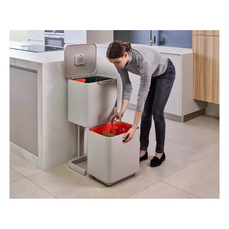 Joseph Joseph kosz na śmieci Totem 60 L szary kamienny