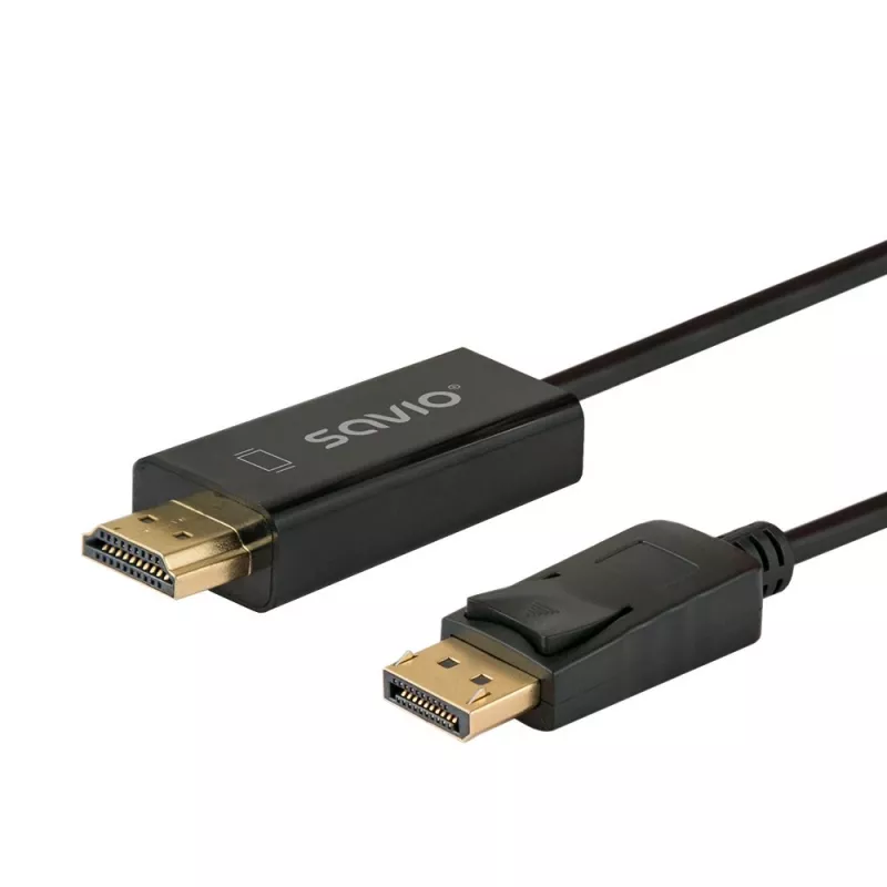 Kabel DisplayPort na HDMI 1,5m, CL-183 Savio SAVKABELCL-183