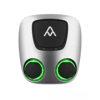 Electric vehicle charging station charge amps Aura 2x22 kW 3P 32A Type 2