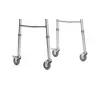 Balkonik VITEA CARE PPC013VC — 4-kołowy rollator aluminiowy, regulowana wysokość 81,5–91,5 cm, koła 8 cm, szerokość 550 mm, maks. użytkownika 110 kg