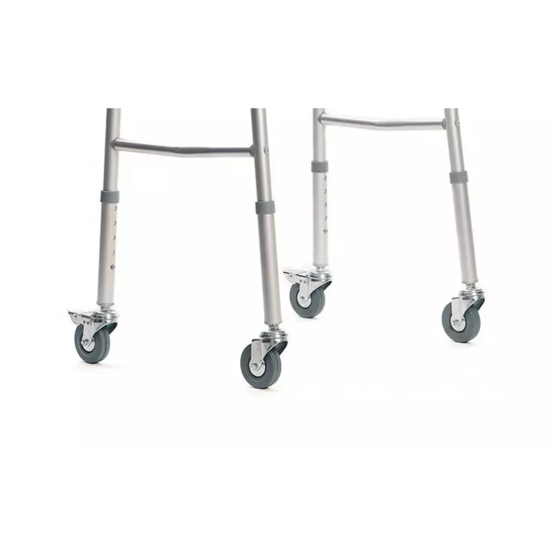 Balkonik VITEA CARE PPC013VC — 4-kołowy rollator aluminiowy, regulowana wysokość 81,5–91,5 cm, koła 8 cm, szerokość 550 mm, maks. użytkownika 110 kg
