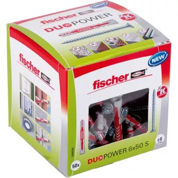 KOŁEK FISCHER DUOPOWER 6x50 S 50 szt. Z WKRĘTEM
