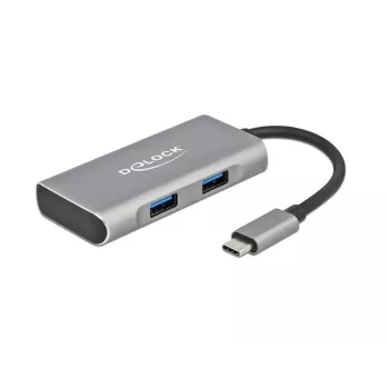 USB Hub DeLOCK Zewnętrzny USB 10 Gb/s USB Type-C Hub 63260