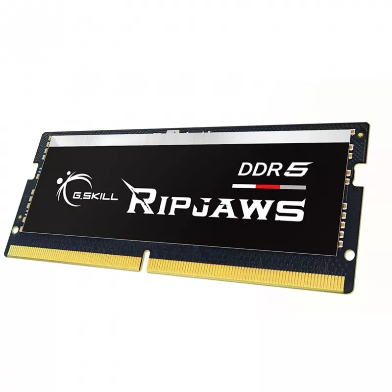 SO-DIMM 32 GB DDR5-4800 (2x 16 GB) Dual-Kit, Arbeitsspeicher schwarz, F5-4800S4039A16GX2-RS, Ripjaws