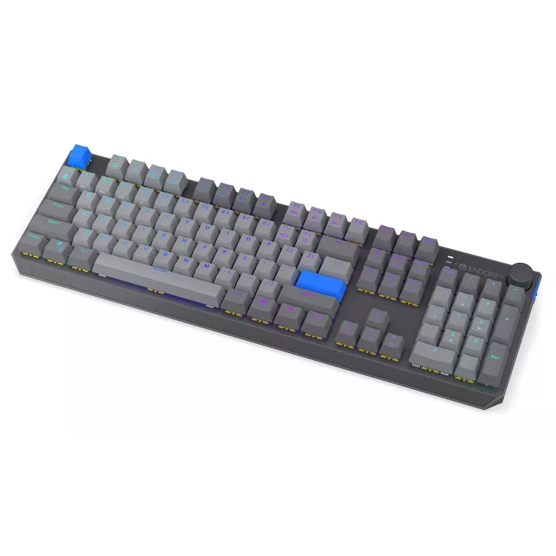 Klawiatura bezprzewodowa ENDORFY Thock V2 — ergonomiczny układ, podświetlenie RGB, łączność bezprzewodowa