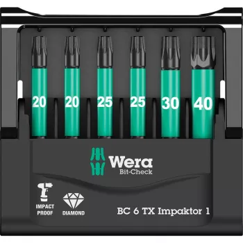 Wera Bit-Check wkrętak bit 6 szt.