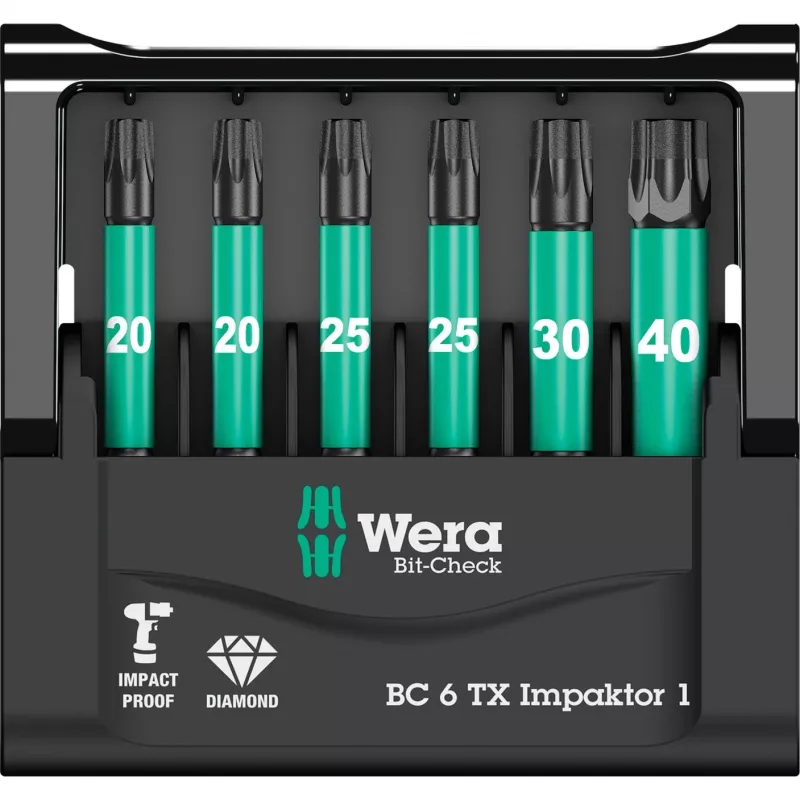 Wera Bit-Check wkrętak bit 6 szt.