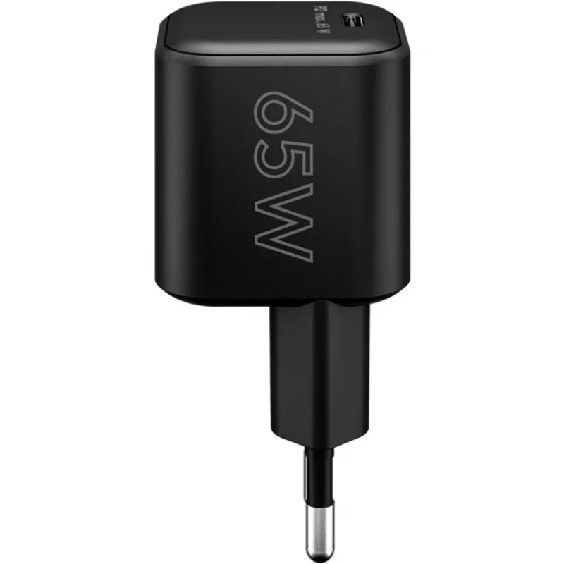 Zestaw do ładowania USB-C GOOBAY 74774 — ładowarka 65 W z kablem tekstylnym USB-C 1 m