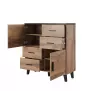 Zestaw mebli do salonu Cama LOTTA 2 (kredens 150 2D3DR + kredens 110 2D4DR + witryna 120 + stolik kawowy 110)