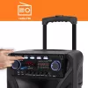 Przenośny głośnik karaoke MANTA SPK5021PRO 20W, woofer 12 cali, 80W RMS, Bluetooth, bateria do 5h, SD/USB, wejścia mikrofonowe i gitarowe